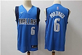 Mavericks 6 Kristaps Porzingis Blue Nike Swingman Jersey,baseball caps,new era cap wholesale,wholesale hats